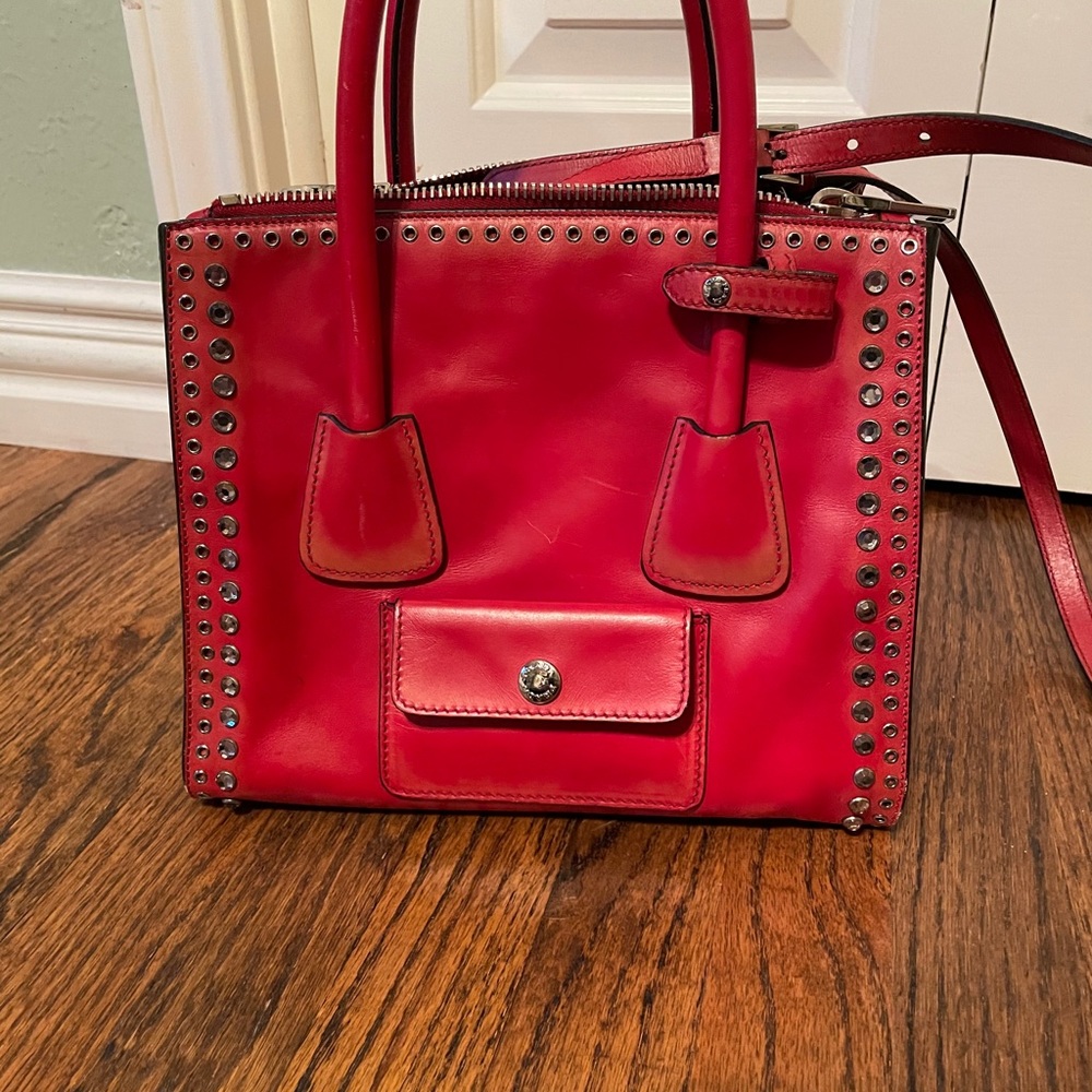 Prada red handbag - Picture 4 of 12